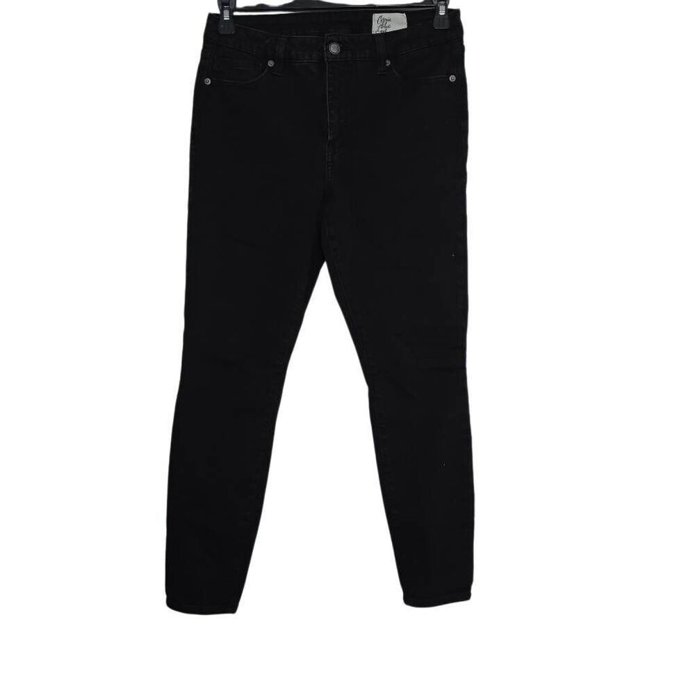 Cosmic Blue Love Women's Size 31 Black 5 Pocket Skinny Jeans